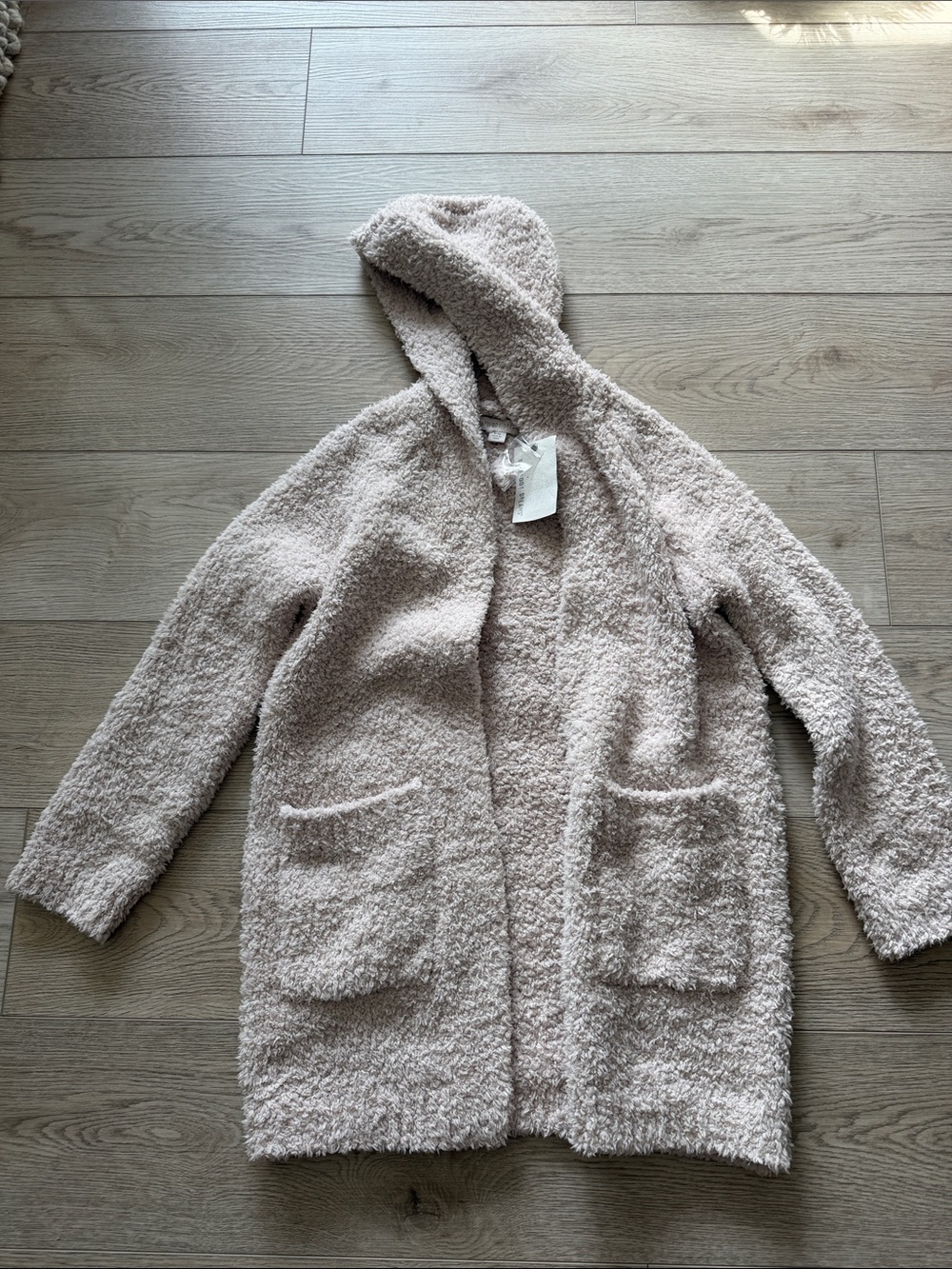 Barefoot Dreams Plush sweater in Light Taupe